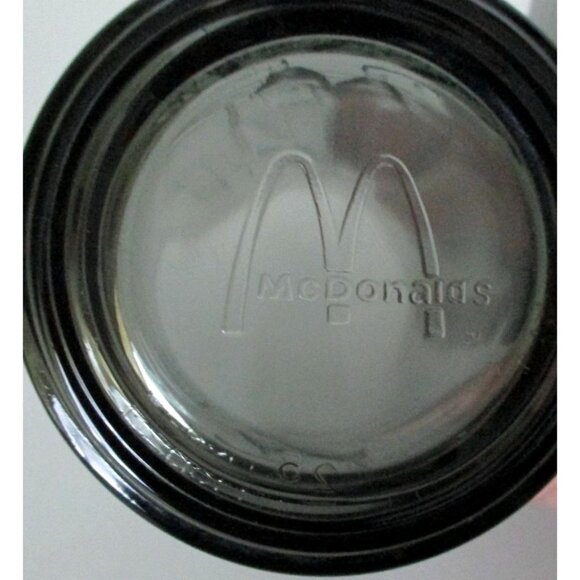 2 McDonalds Ronald McDonald Glass Mugs - Ronald with Football - Coffee Tea Mugs - Picture 6 of 6